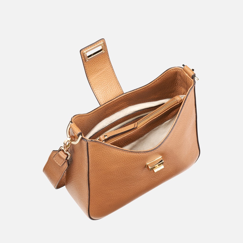 Borsa a tracolla VIRNILISA BAG DONNA Cognac - image number 4 | GEOX