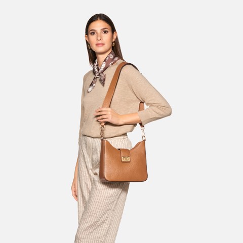 Borsa a tracolla VIRNILISA BAG DONNA Cognac | GEOX
