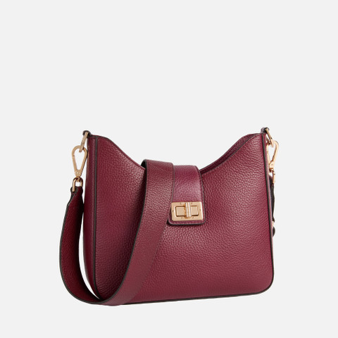 Cross-body bag VIRNILISA BAG WOMAN Bordeaux - image number 3 | GEOX
