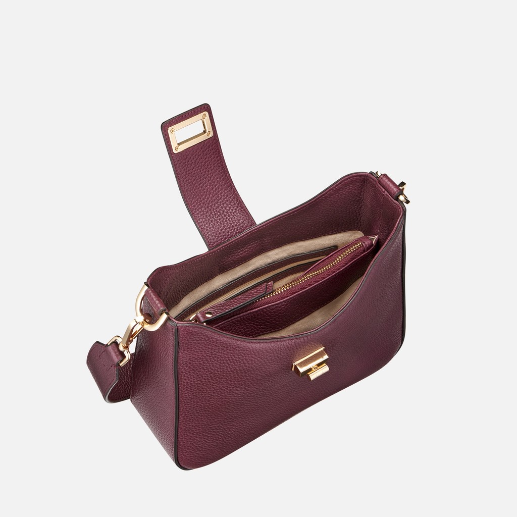 Crossbodytas VIRNILISA BAG DAMES Wijnrood - image number 4 | GEOX