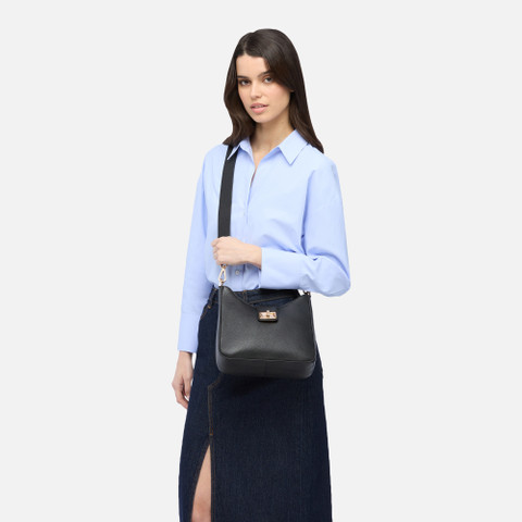 Cross-body bag VIRNILISA BAG WOMAN Black - image number 5 | GEOX