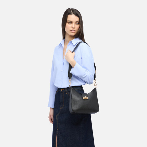 Cross-body bag VIRNILISA BAG WOMAN Black - image number 6 | GEOX