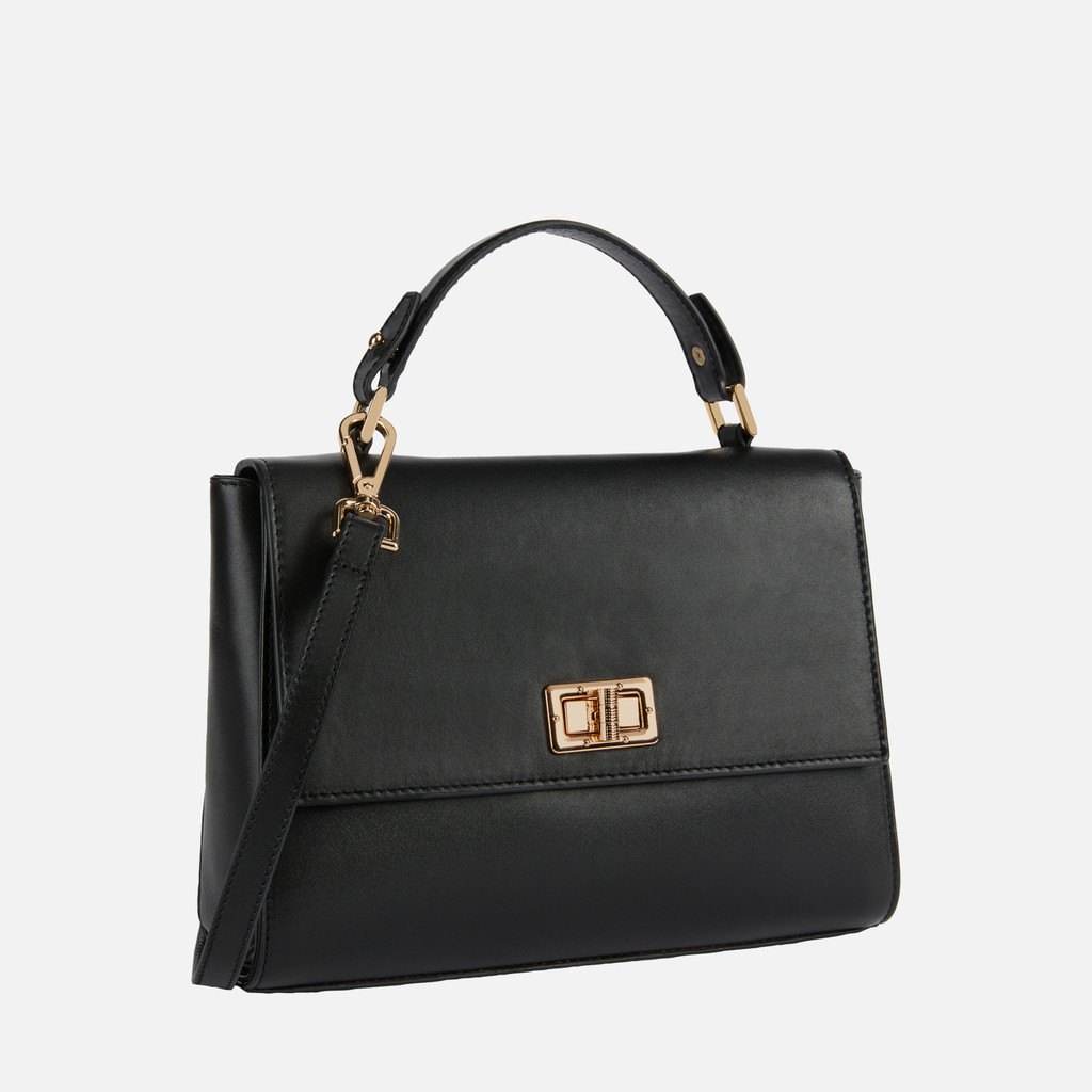 Handbag ELEANA BAG WOMAN Black - image number 1 | GEOX