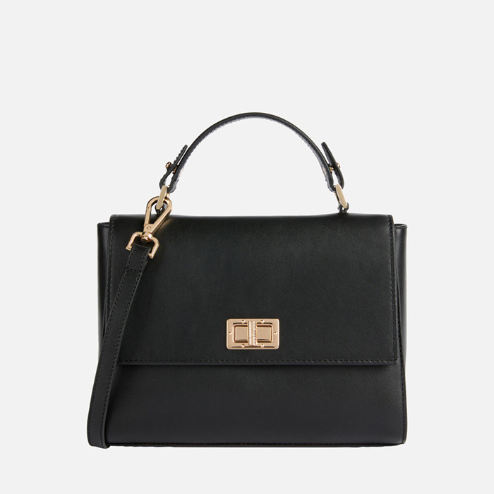Handbag ELEANA BAG WOMAN Black | GEOX