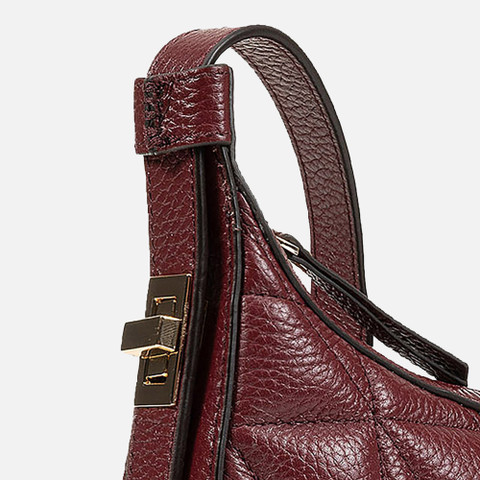 Cross-body bag MARYEMY BAG WOMAN Bordeaux - image number 4 | GEOX