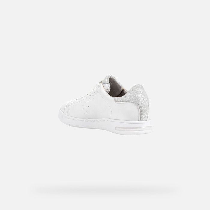 Baskets / sneakers Femme Blanc Geox : Baskets / Sneakers . Besson Chaussures