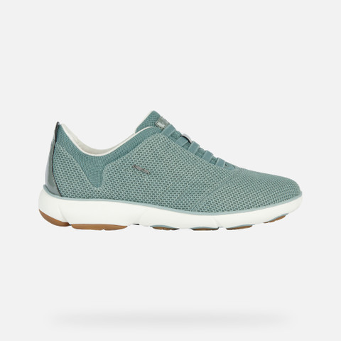 Low Top Sneakers NEBULA WOMAN Light green - image number 1 | GEOX