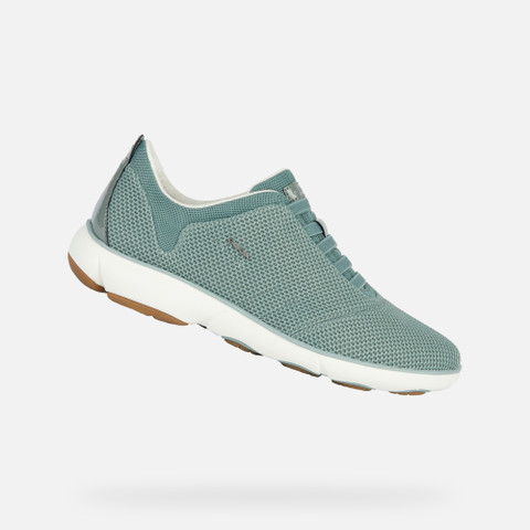 Low Top Sneakers NEBULA WOMAN Light green - image number 0 | GEOX