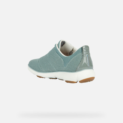 Low Top Sneakers NEBULA WOMAN Light green - image number 3 | GEOX