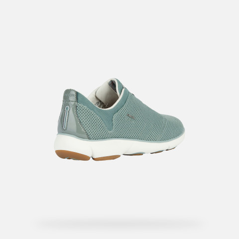 Low Top Sneakers NEBULA WOMAN Light green - image number 4 | GEOX