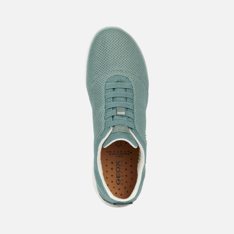 Low Top Sneakers NEBULA WOMAN Light green - image number 5 | GEOX