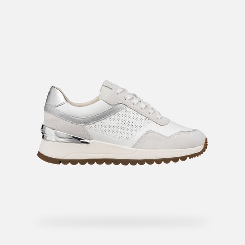 Low top sneakers DESYA WOMAN White/Off White - image number 1 | GEOX