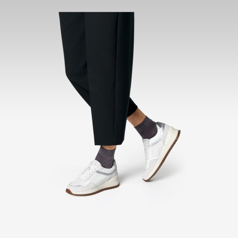 Low top sneakers DESYA WOMAN White/Off White - image number 1 | GEOX