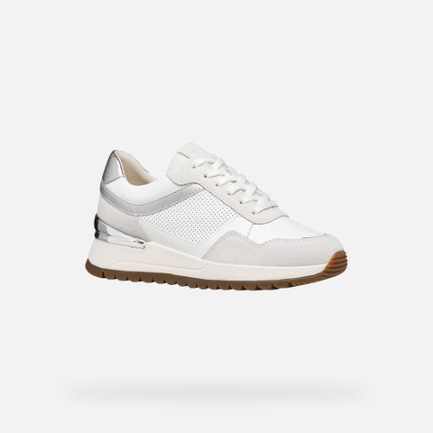 Low top sneakers DESYA WOMAN White/Off White - image number 2 | GEOX