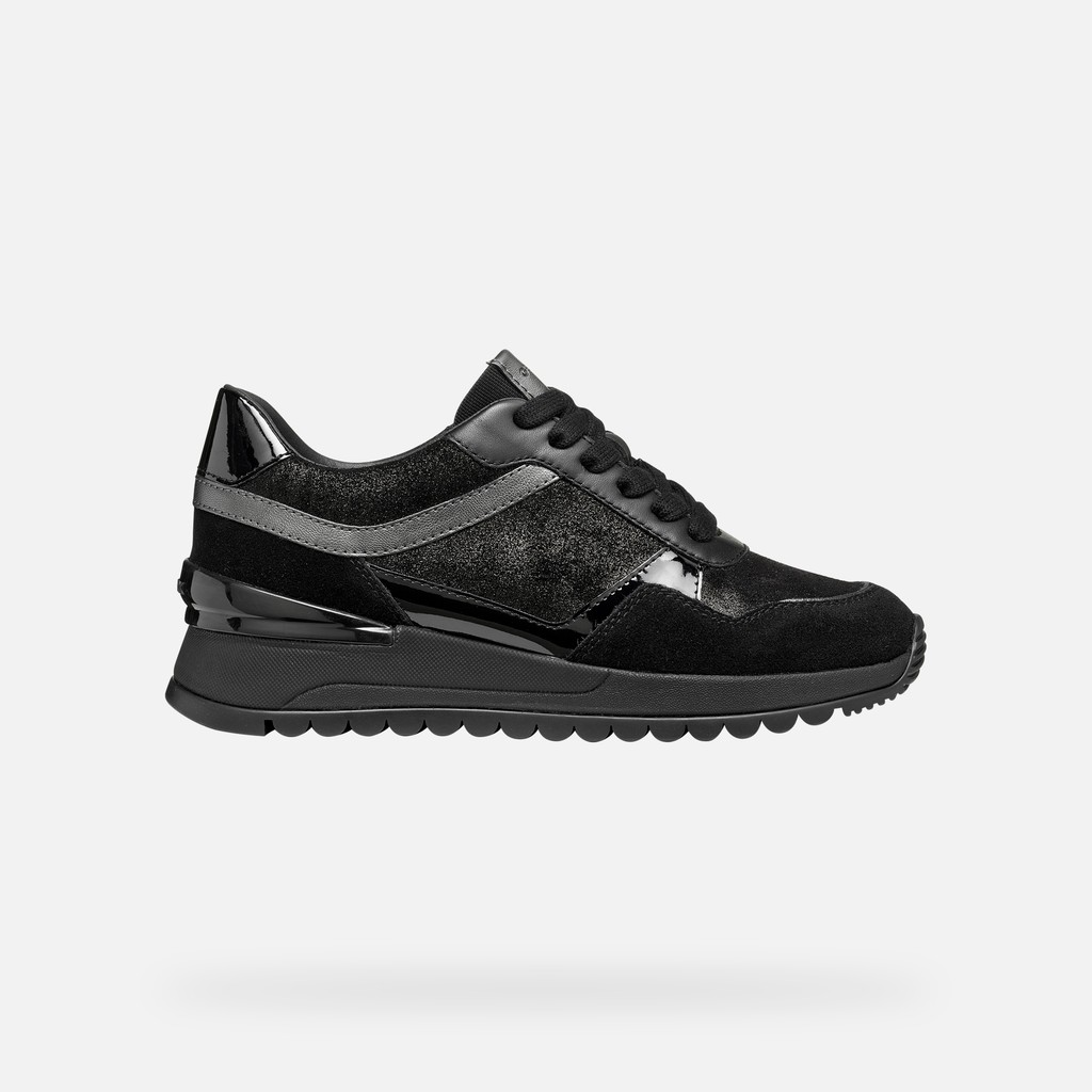 Lace-up sneakers DESYA WOMAN Black - image number 1 | GEOX