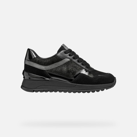 Lace-up sneakers DESYA WOMAN Black - image number 1 | GEOX
