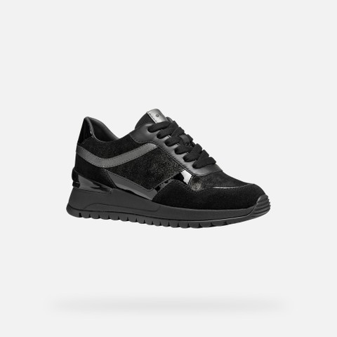 Lace-up sneakers DESYA WOMAN Black - image number 2 | GEOX