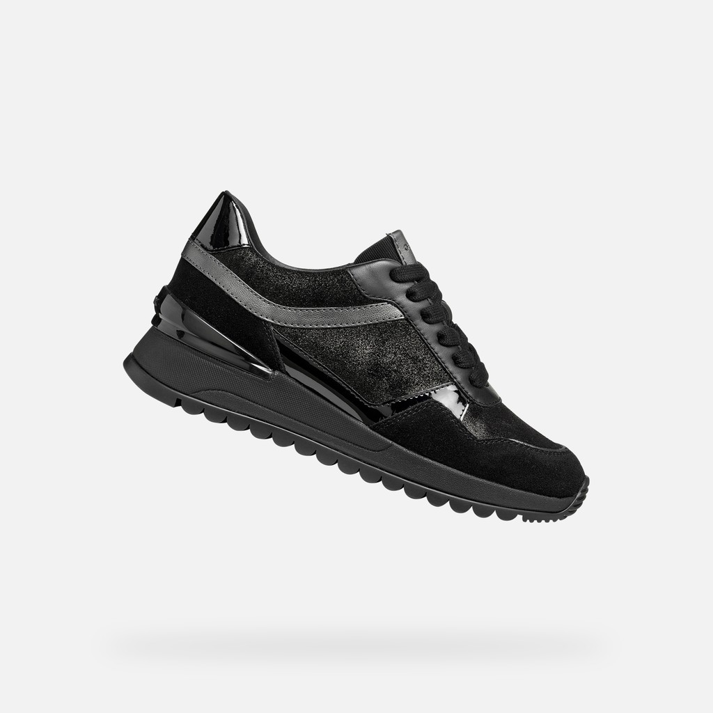 Lace-up sneakers DESYA WOMAN Black - image number 0 | GEOX