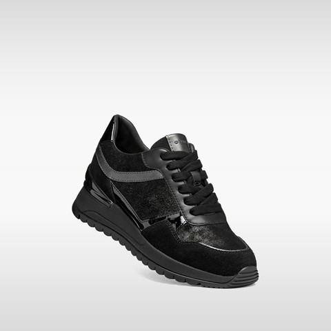 Lace-up sneakers DESYA WOMAN Black - image number 4 | GEOX