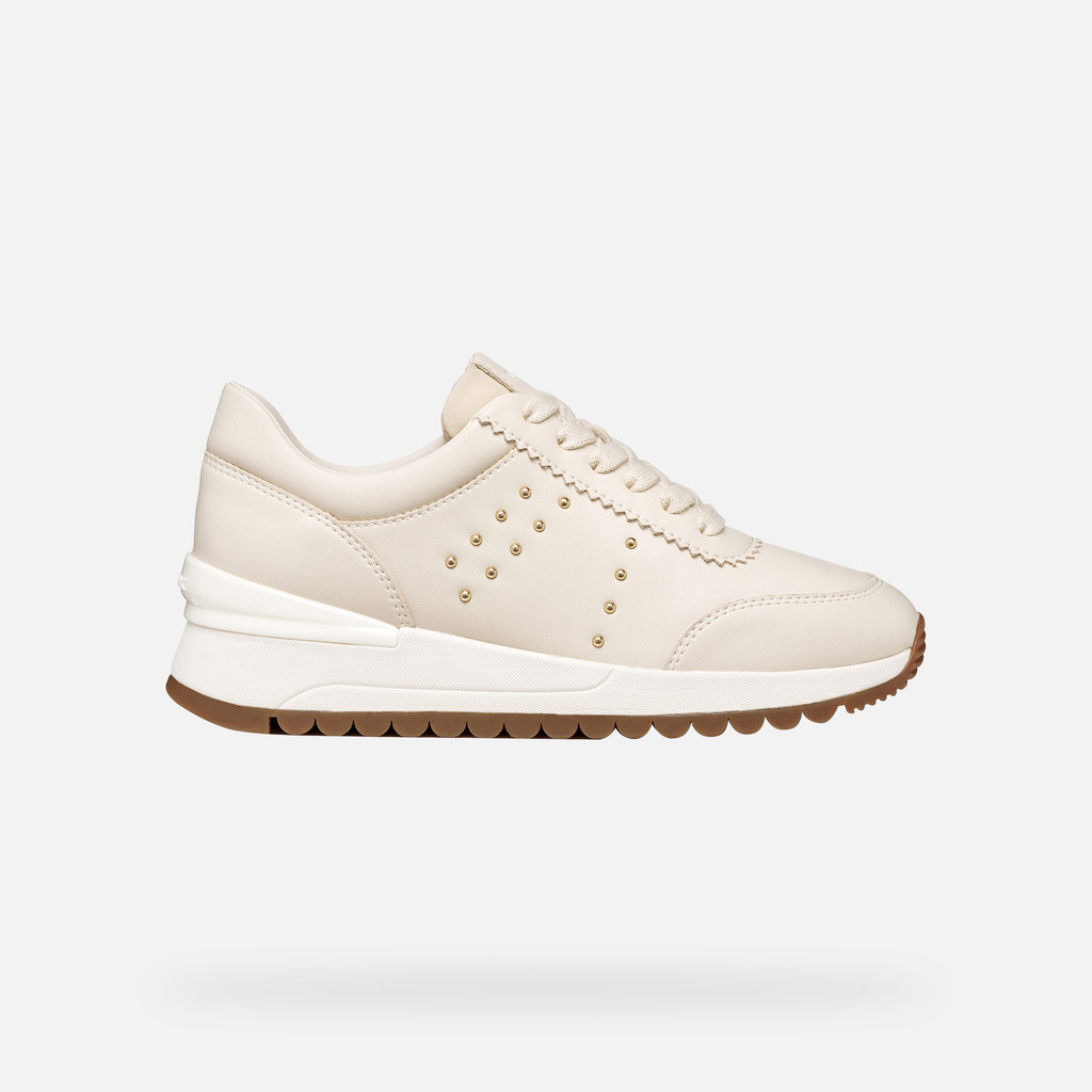 Baskets basse DESYA FEMME Blanc cassé - image number 1 | GEOX