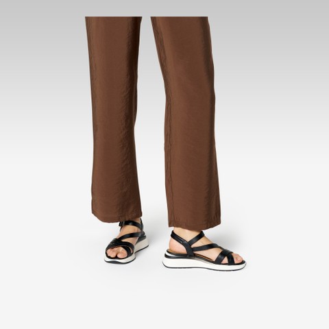 Platform sandals ELOWYNNE WOMAN Black - image number 1 | GEOX