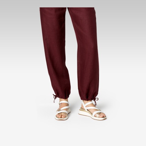 Sandali platform ELOWYNNE DONNA Bianco/Oro chiaro - image number 1 | GEOX