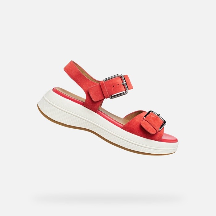 Platform sandals SPHERICA ECUB-3 S WOMAN Coral | GEOX
