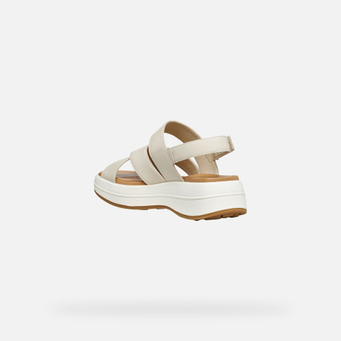 Platform sandals SPHERICA ECUB-3 S WOMAN Papyrus - image number 3 | GEOX