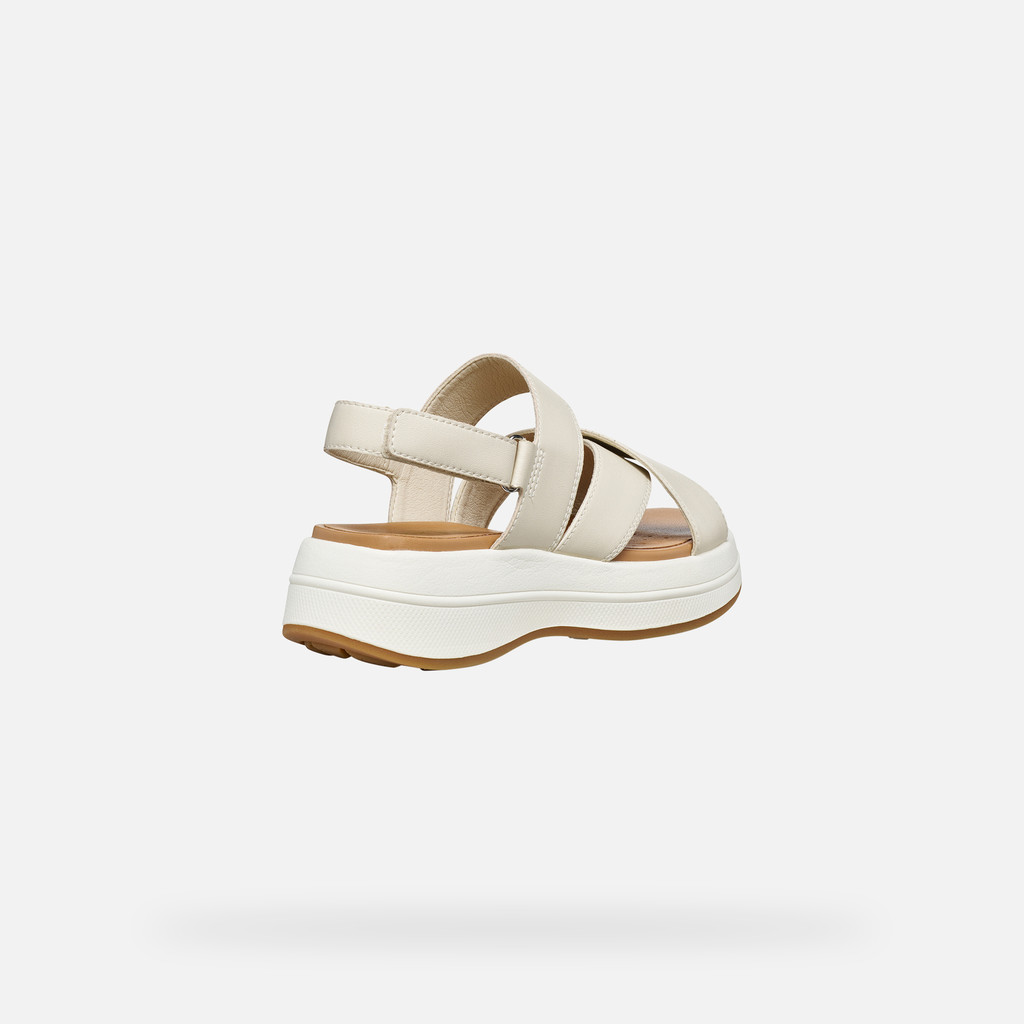 Platform sandals SPHERICA ECUB-3 S WOMAN Papyrus - image number 4 | GEOX
