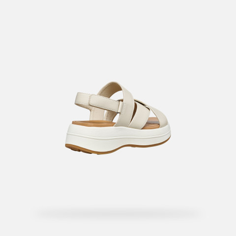 Platform sandals SPHERICA ECUB-3 S WOMAN Papyrus - image number 4 | GEOX