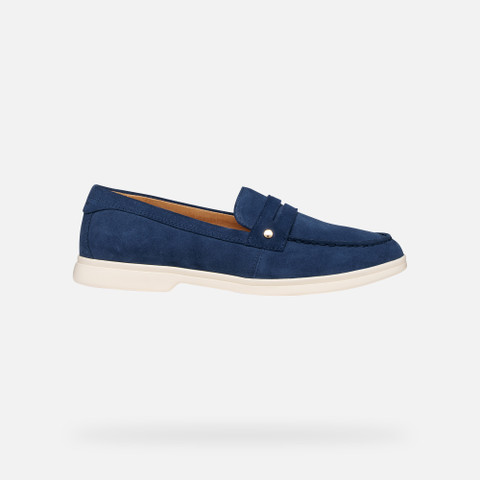 Suede loafers XAND 3 WOMAN Avio - image number 1 | GEOX