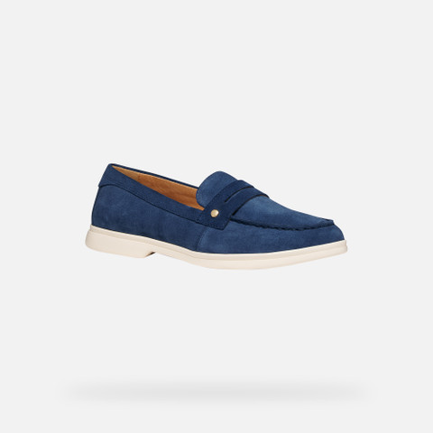 Suede loafers XAND 3 WOMAN Avio - image number 2 | GEOX