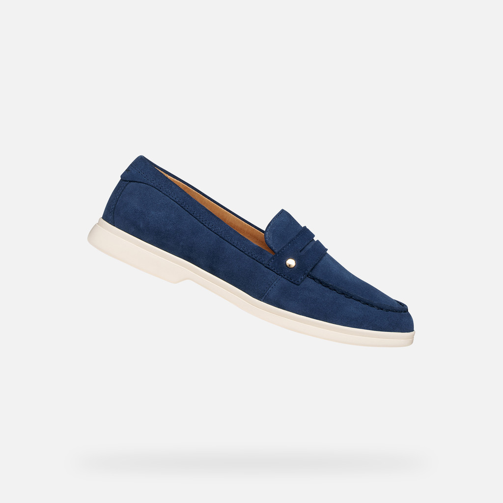 Suede loafers XAND 3 WOMAN Avio - image number 0 | GEOX