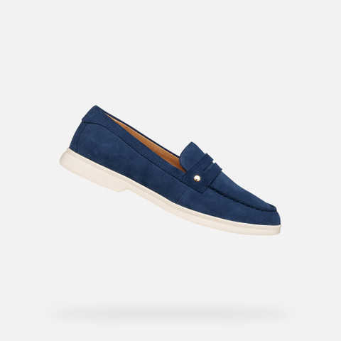 Suede loafers XAND 3 WOMAN Avio - image number 0 | GEOX