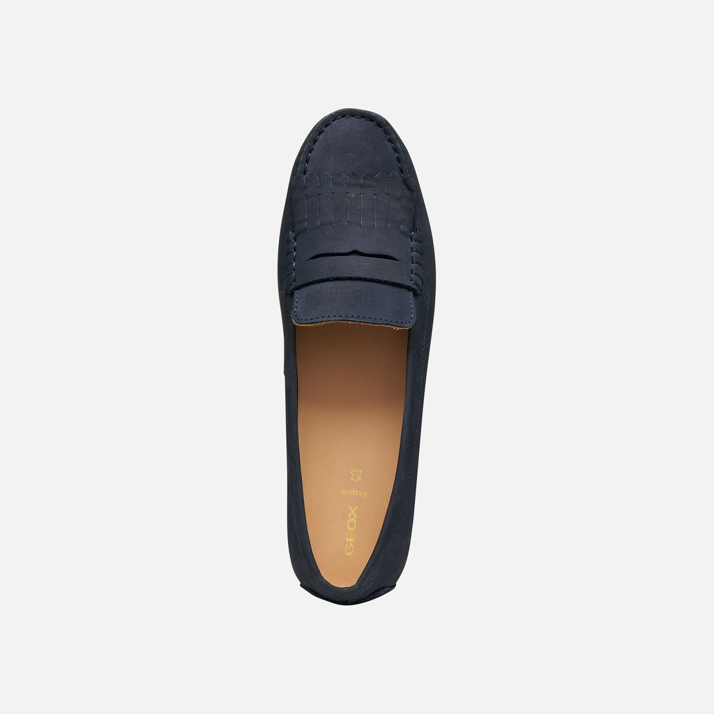 Mocasines de ante KALISTENA MUJER Azul marino - image number 5 | GEOX