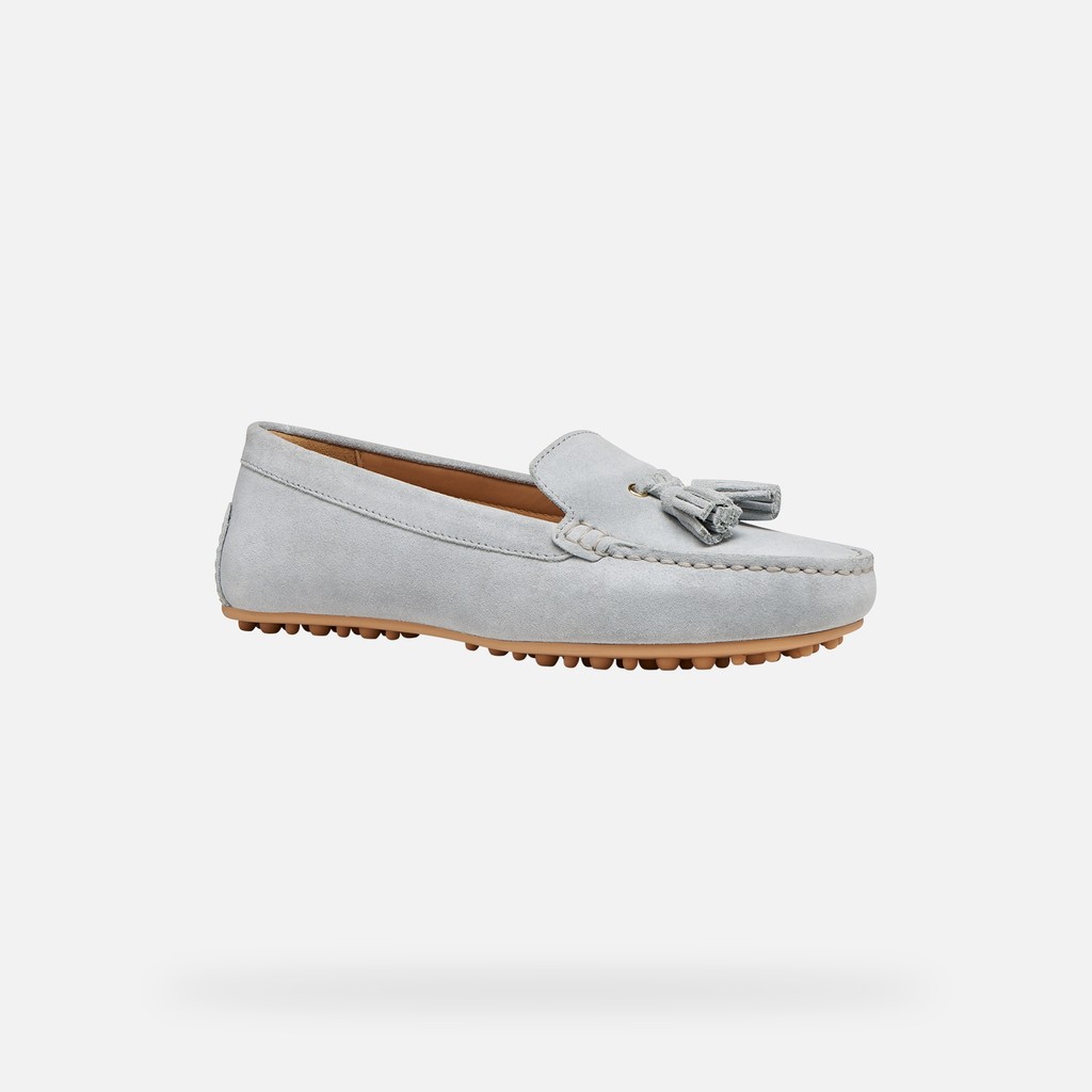Suede loafers KALISTENA WOMAN Crystal - image number 2 | GEOX