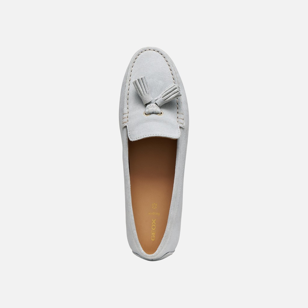Suede loafers KALISTENA WOMAN Crystal - image number 5 | GEOX