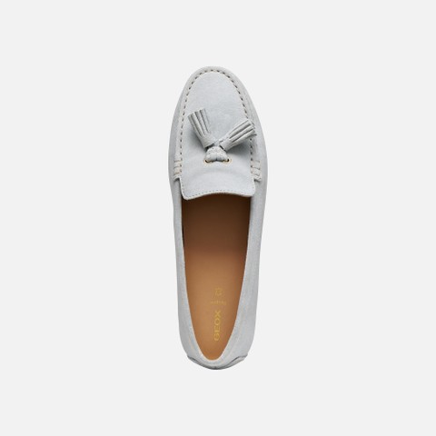 Suede loafers KALISTENA WOMAN Crystal - image number 5 | GEOX
