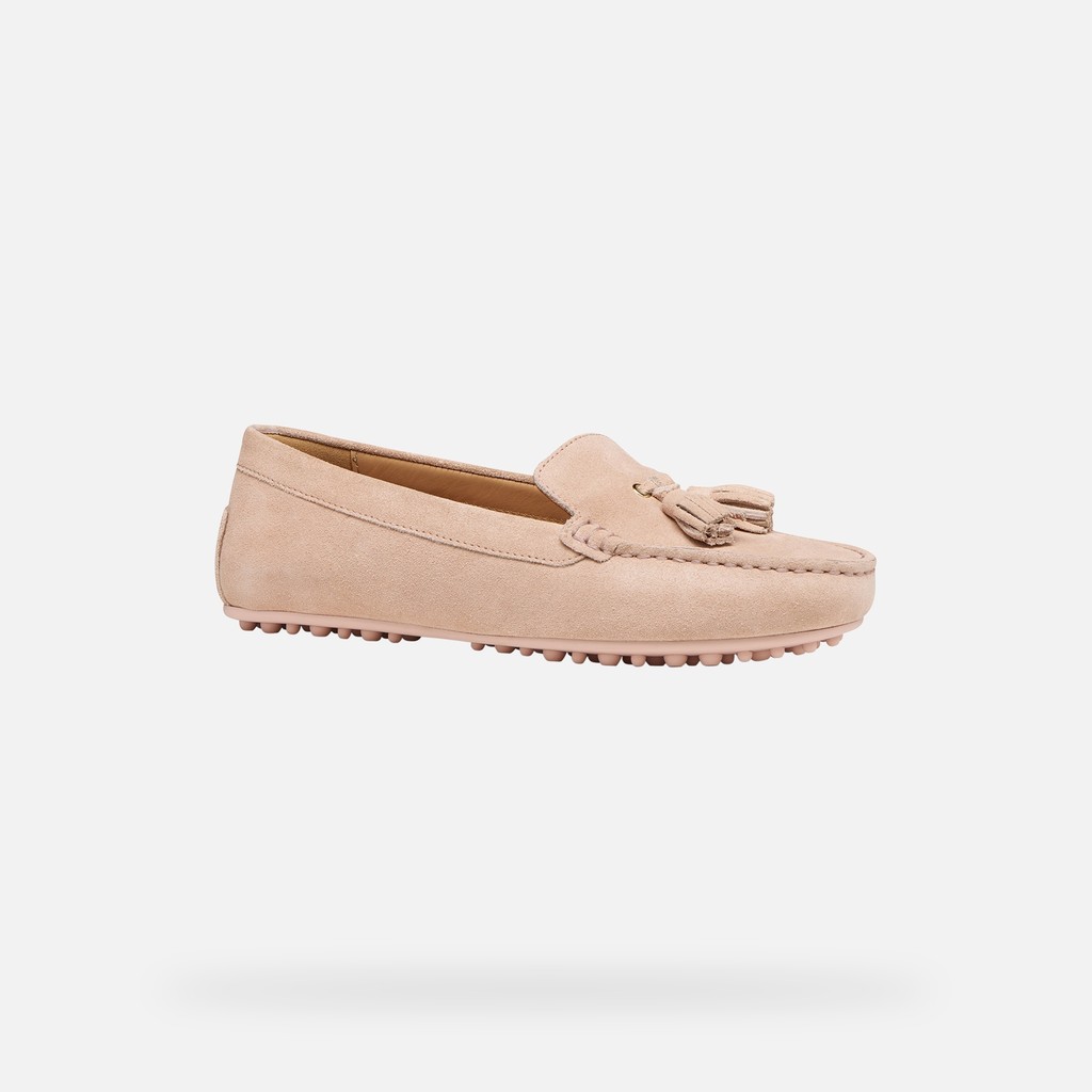 Suede loafers KALISTENA WOMAN Rose - image number 2 | GEOX