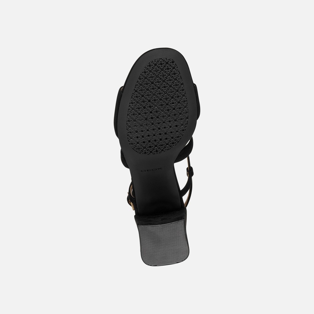 High-heeled sandals NEW ERAKLIA 80 T01 WOMAN Black - image number 6 | GEOX