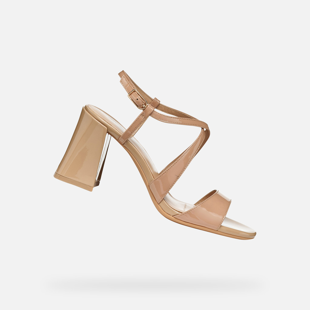 Sandali tacco alto NEW ERAKLIA 80 T01 DONNA Marrone chiaro - image number 0 | GEOX