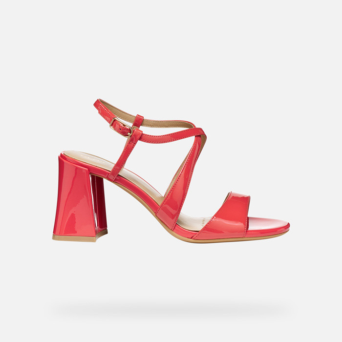 Sandali tacco alto NEW ERAKLIA 80 T01 DONNA Corallo | GEOX