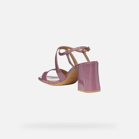 High-heeled sandals NEW ERAKLIA 80 T01 WOMAN Old Rose - image number 3 | GEOX