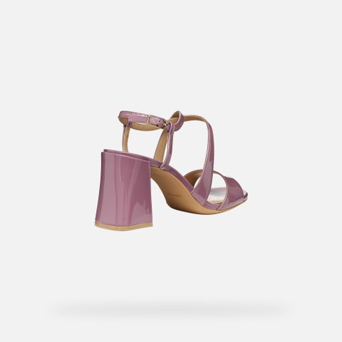 High-heeled sandals NEW ERAKLIA 80 T01 WOMAN Old Rose - image number 4 | GEOX