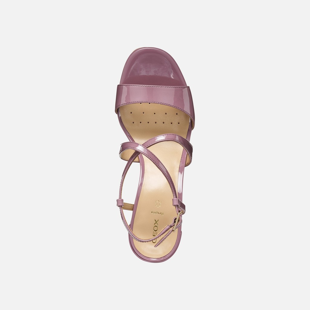 High-heeled sandals NEW ERAKLIA 80 T01 WOMAN Old Rose - image number 5 | GEOX