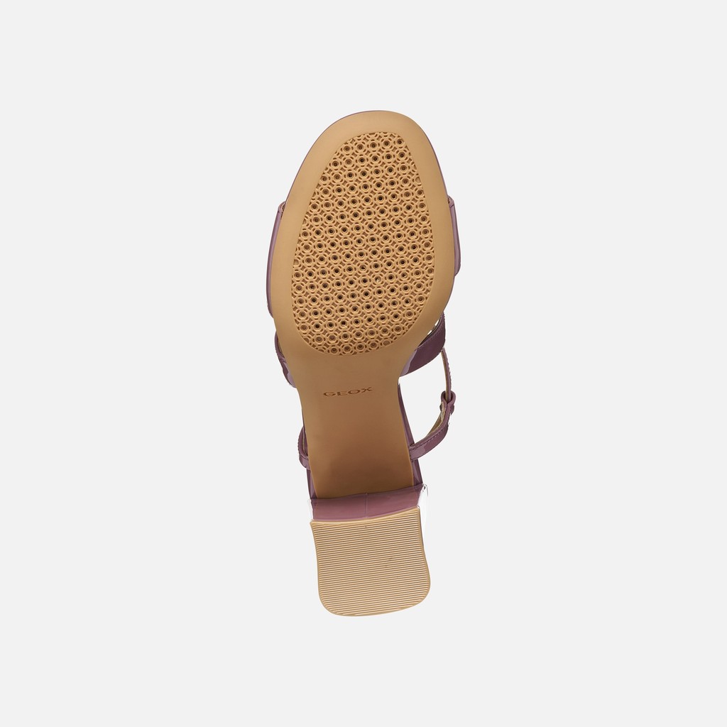 High-heeled sandals NEW ERAKLIA 80 T01 WOMAN Old Rose - image number 6 | GEOX