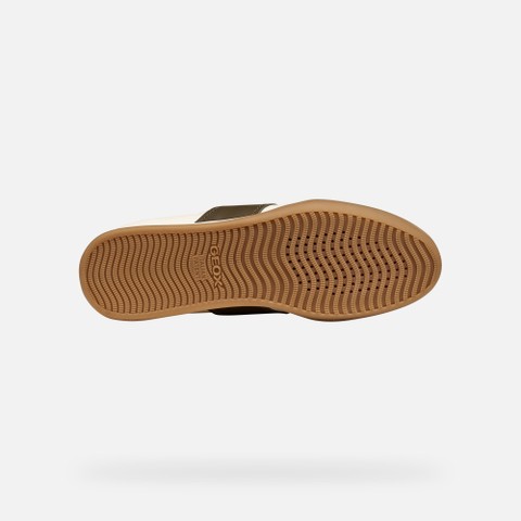 Low top sneakers MARYEMY WOMAN Light grey/Military - image number 6 | GEOX