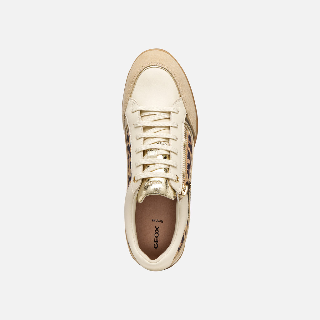 Low top sneakers MARYEMY WOMAN Natural - image number 5 | GEOX
