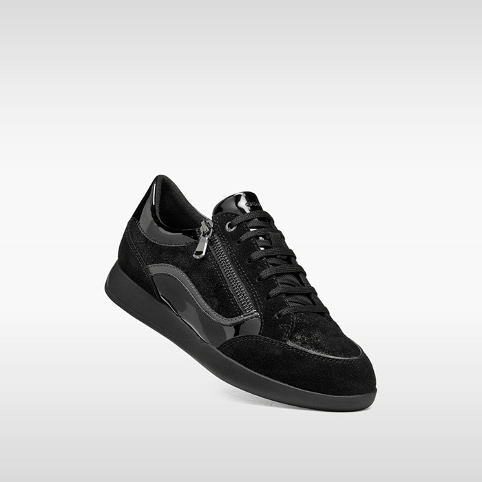 Low top sneakers MARYEMY WOMAN Black/Graphite | GEOX