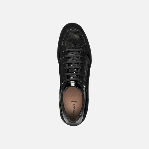 Low top sneakers MARYEMY WOMAN Black/Graphite - image number 5 | GEOX